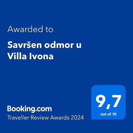 Savrsen Odmor U Villa Ivona Zadar Exterior photo
